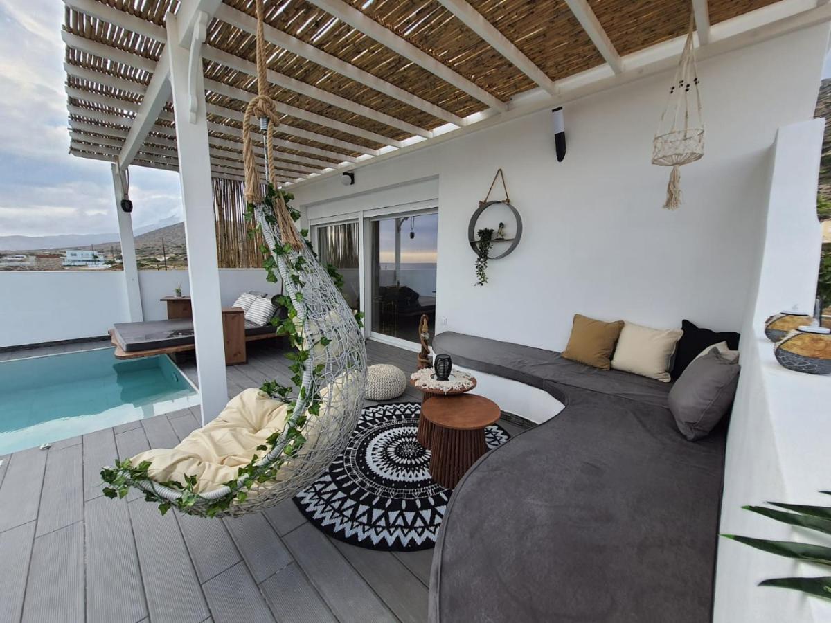 Tramonto Luxury Villa No2 - Breathtaking Sunset View Foinikion ภายนอก รูปภาพ