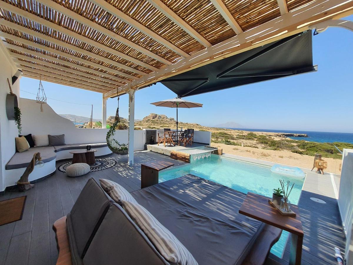 Tramonto Luxury Villa No2 - Breathtaking Sunset View Foinikion ภายนอก รูปภาพ