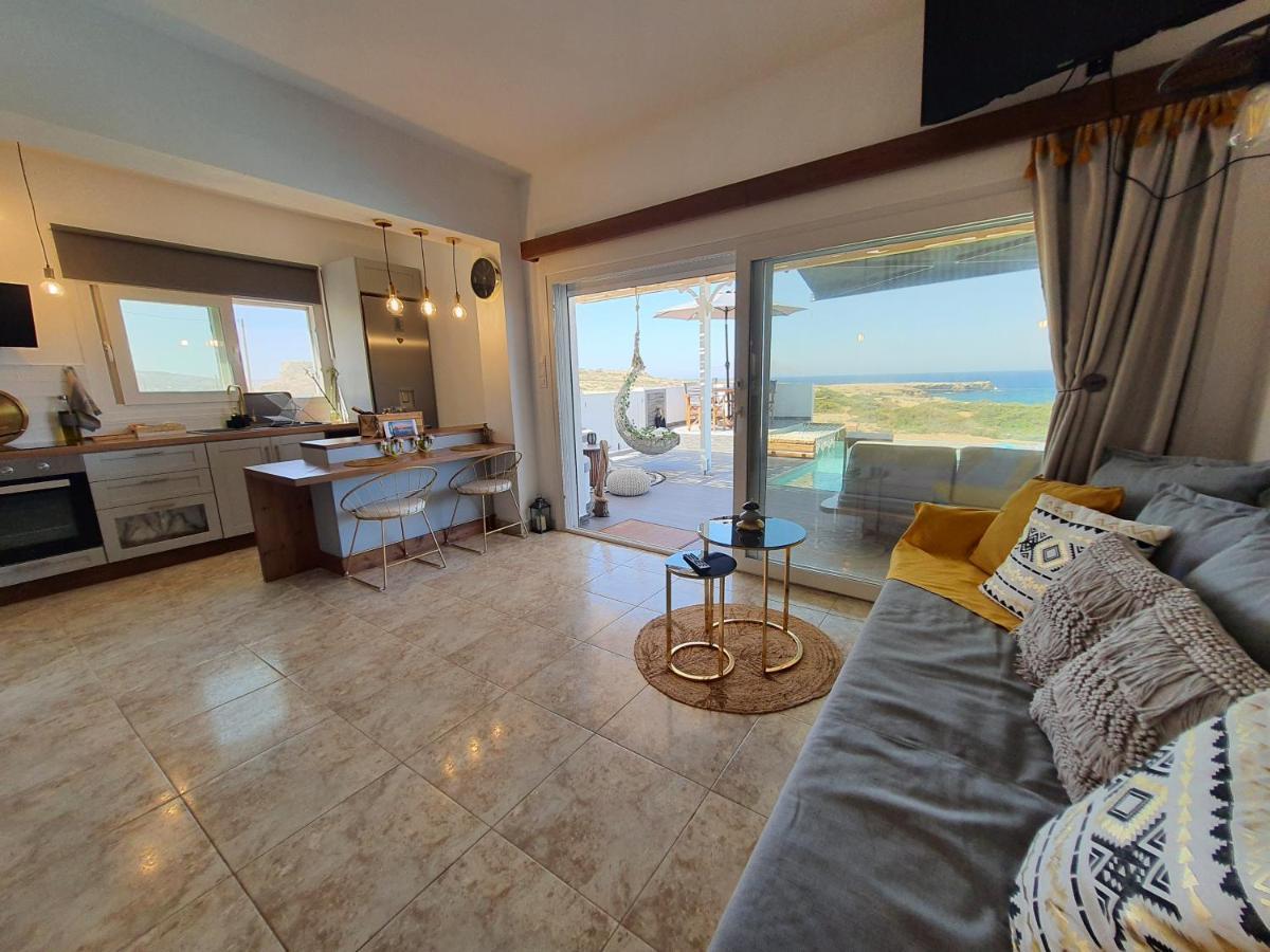 Tramonto Luxury Villa No2 - Breathtaking Sunset View Foinikion ภายนอก รูปภาพ