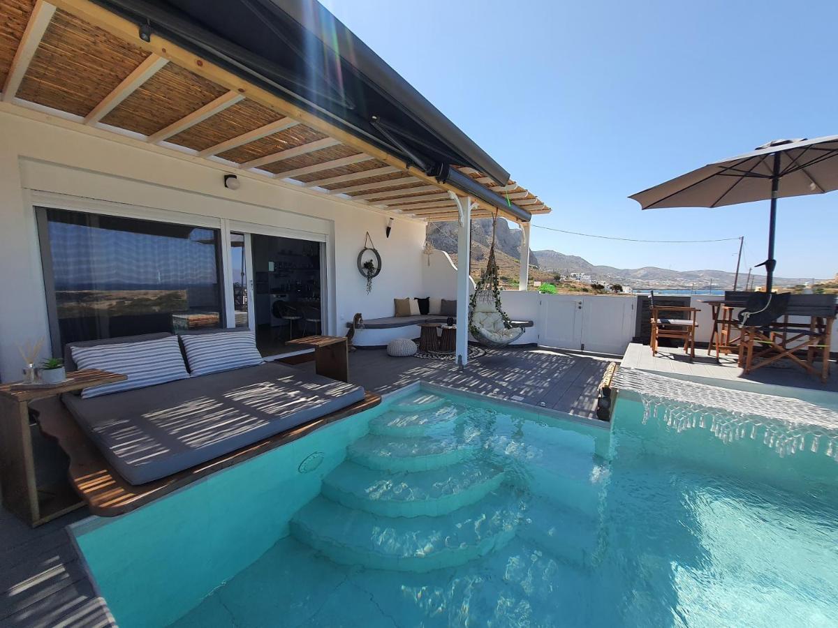 Tramonto Luxury Villa No2 - Breathtaking Sunset View Foinikion ภายนอก รูปภาพ