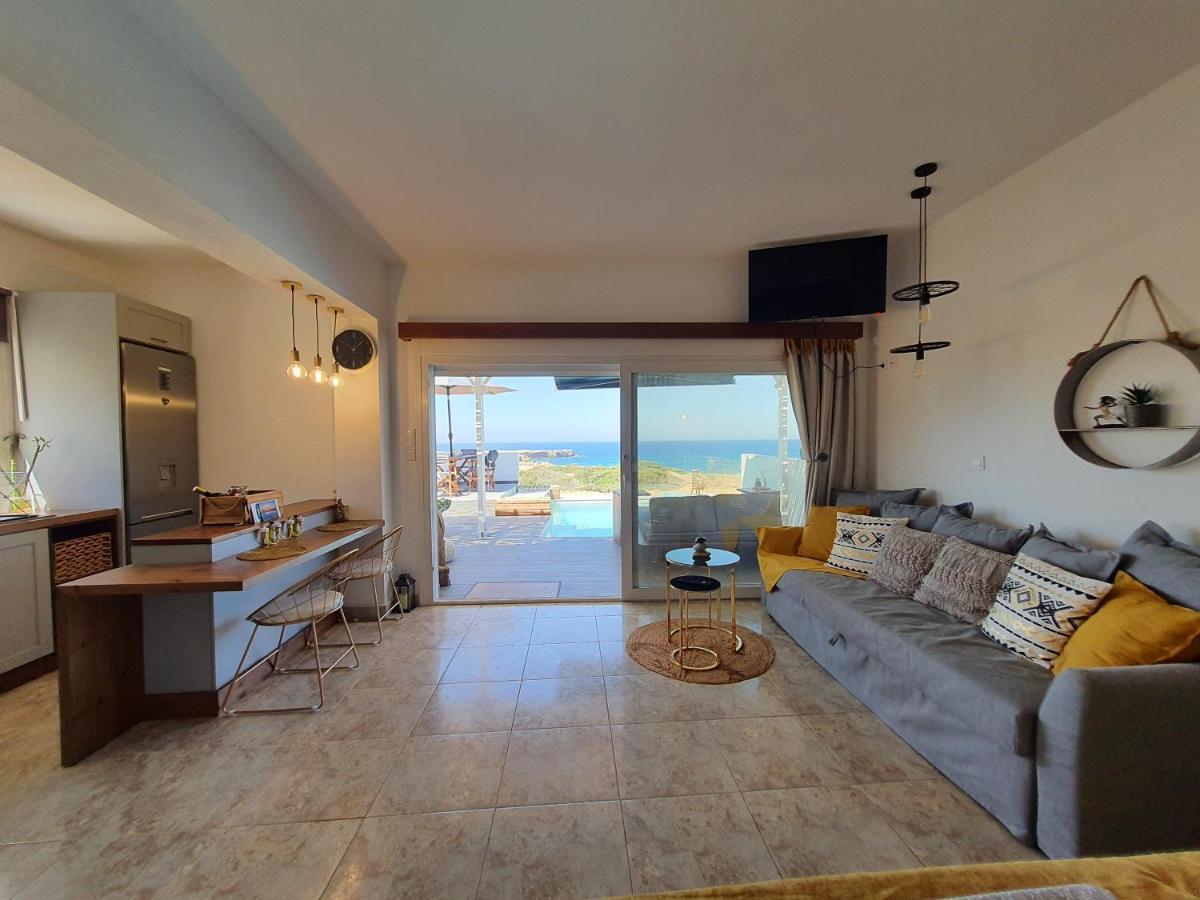 Tramonto Luxury Villa No2 - Breathtaking Sunset View Foinikion ภายนอก รูปภาพ